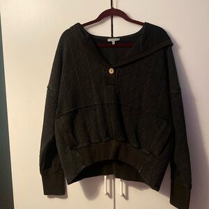 White Birch Black Hoodie